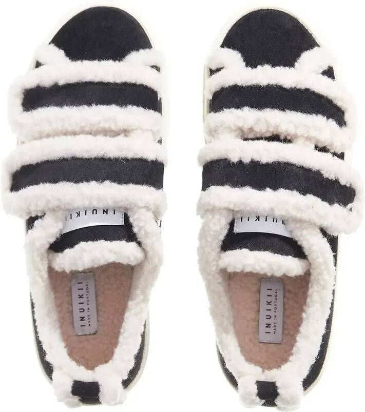 INUIKII Winterlaarzen Shearling Low Velcro in zwart