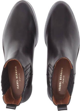 Isabel Bernard Boots & laarzen Vendôme Chey Calfskin Leather Chelsea Boots in zwart