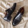 Isabel Bernard Loafers Vendôme Sophie Schnallenschuhe in zwart - Thumbnail 5