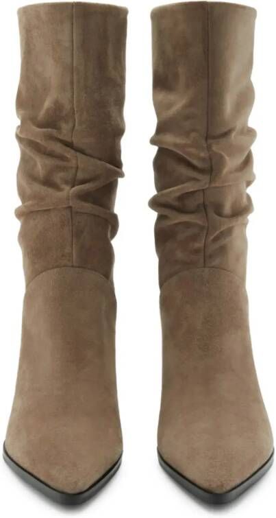 Isabel Bernard Low-Top Sneakers Hohe Stiefel in taupe