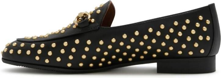 Isabel Bernard Loafers Vendôme Fleur Schwarz Loafers in zwart