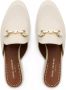 Isabel Bernard Loafers & ballerina schoenen Vendôme Fleur calfskin leather slipper loafers in beige - Thumbnail 3