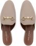 Isabel Bernard Loafers & ballerina schoenen Vendôme Fleur calfskin leather slipper loafers in taupe - Thumbnail 4