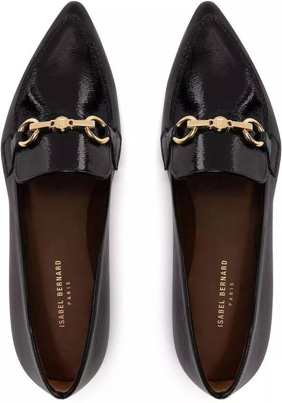 Isabel Bernard Loafers & ballerina schoenen Vendôme Margaux calfskin patent leather loafers in zwart