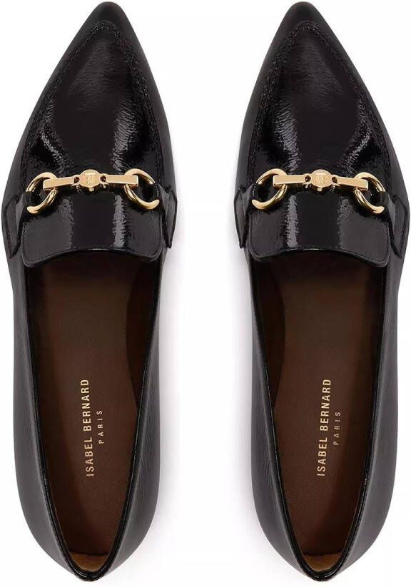 Isabel Bernard Loafers Vendôme Margaux calfskin patent leather loafers in zwart