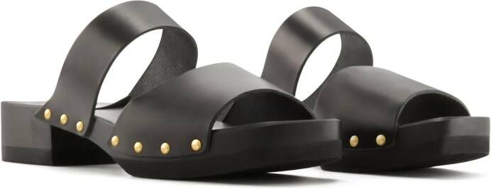 Isabel Bernard Slippers & Mules Vendôme Carmen Clogs in zwart