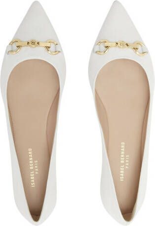 Isabel Bernard Slippers & Mules Vendôme Elita Calfskin Leather Ballerinas in wit - Foto 6