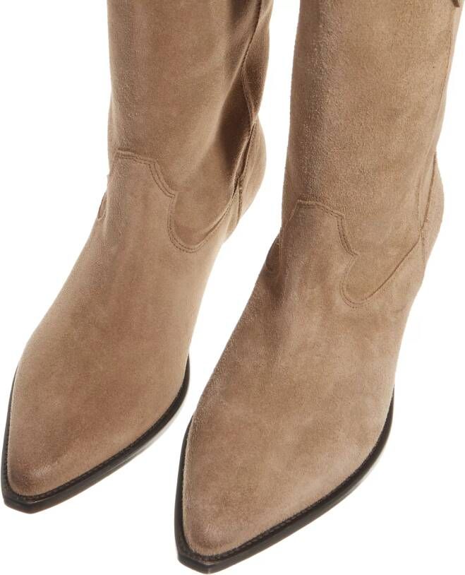 Isabel marant Boots & laarzen Boots Calf Velvet Leather in taupe