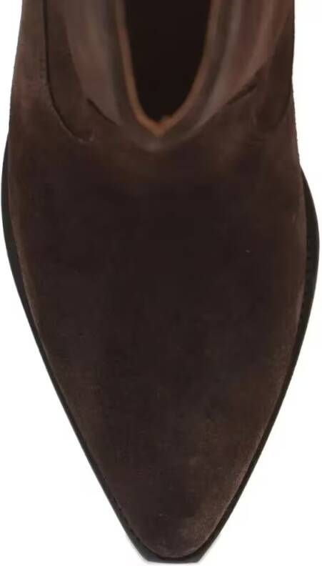 Isabel marant Boots Suede Point-Toe Boots in zwart