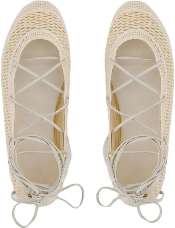 Isabel marant Belna Ballerinas Cotton Beige in beige
