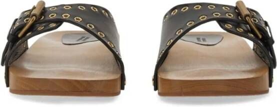 Isabel marant Sandalen Jaso Clogs in bruin