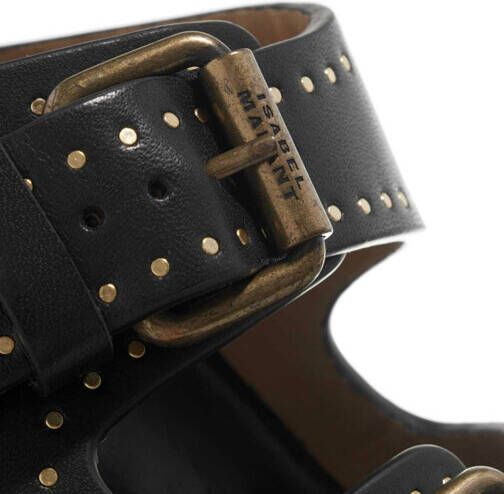 Michael Kors Sandalen Black Leather Sandals in zwart - Foto 4