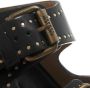 Michael Kors Sandalen Black Leather Sandals in zwart - Thumbnail 4