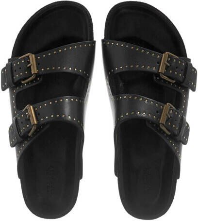 Michael Kors Sandalen Black Leather Sandals in zwart - Foto 5