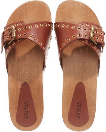 Isabel marant Slippers Sandals in cognac