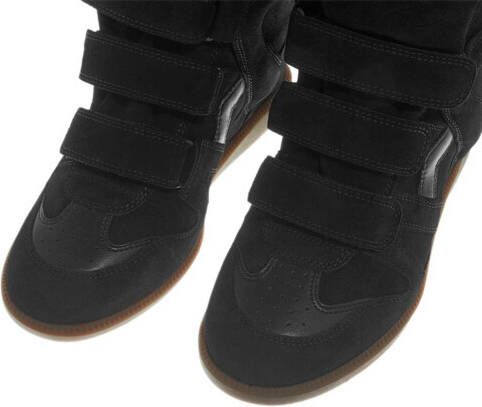 Marni Low-Top Sneakers Pablo Lace Up Shearling Sneakers Black in zwart