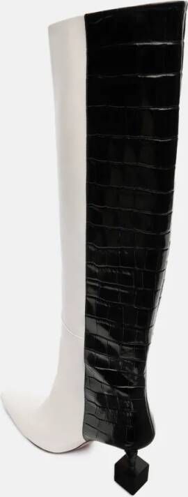 Jacquemus Boots Les Bottes Bisou Leather Boots in wit
