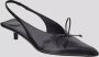 Jacquemus Zwarte Slingback Pumps Elegante Strikdetail - Thumbnail 5