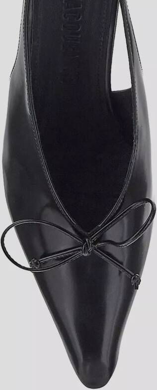 Jacquemus Hoge hakken The Cubisto Slingbacks in zwart