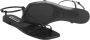 Jil Sander Ballerinas Flat Leather Sandals in zwart - Thumbnail 2