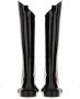 Jil Sander Boots Glossy High-Shaft Leather Boots in zwart - Thumbnail 3