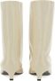 Jil Sander Boots Mid-Calf Heeled Boots With Glossy Finish in beige - Thumbnail 2