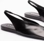 Jil Sander Pointed Toe Ballerinas With Slingback Strap in zwart - Thumbnail 3