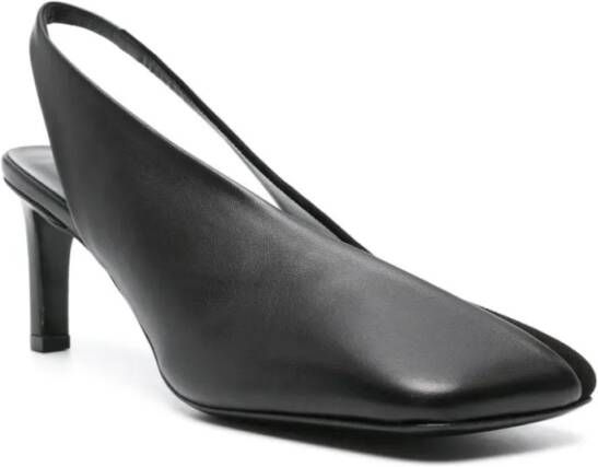 Jil Sander Hoge hakken Court Shoes in zwart