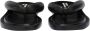 Jil Sander Sandalen Flat Leather Sandals in zwart - Thumbnail 3