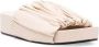 Jil Sander Sandalen Gathered Texture Open Sandals With Platform Sole in roze - Thumbnail 5