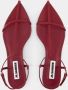 Jil Sander Sandalen Sandals Leather Red in rood - Thumbnail 2