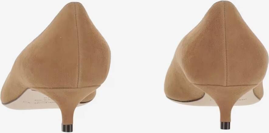 Jimmy Choo Hoge hakken Amelia Suede Pumps in bruin