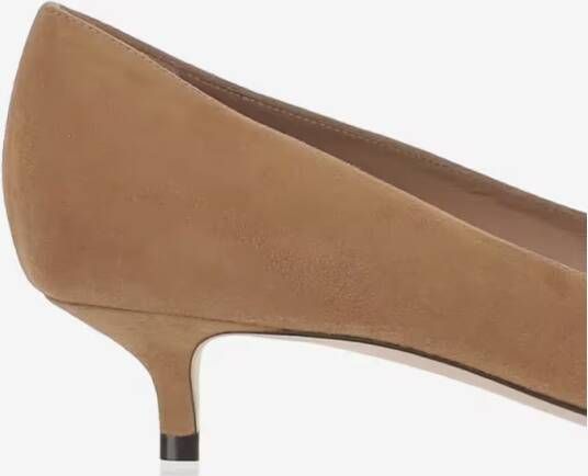 Jimmy Choo Hoge hakken Amelia Suede Pumps in bruin