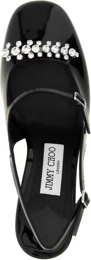 Jimmy Choo Hoge hakken 'Belinda' Slingback in zwart