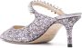 Jimmy Choo Hoge hakken Bing Glitter Pumps in zilver - Thumbnail 7