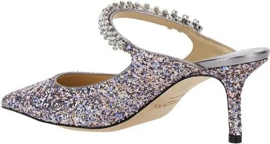 Jimmy Choo Hoge hakken Bing Glitter Pumps in zilver