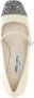 Jimmy Choo Glitter Two-Tone Leren Blokhak Schoenen White Dames - Thumbnail 10