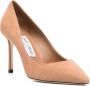 Jimmy Choo Hoge hakken Pointed Toe Slip-On Pumps With High Stiletto Heel in beige - Thumbnail 2