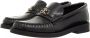 Jimmy Choo Zwarte Leren Flats met Kettingdetail Black Dames - Thumbnail 43