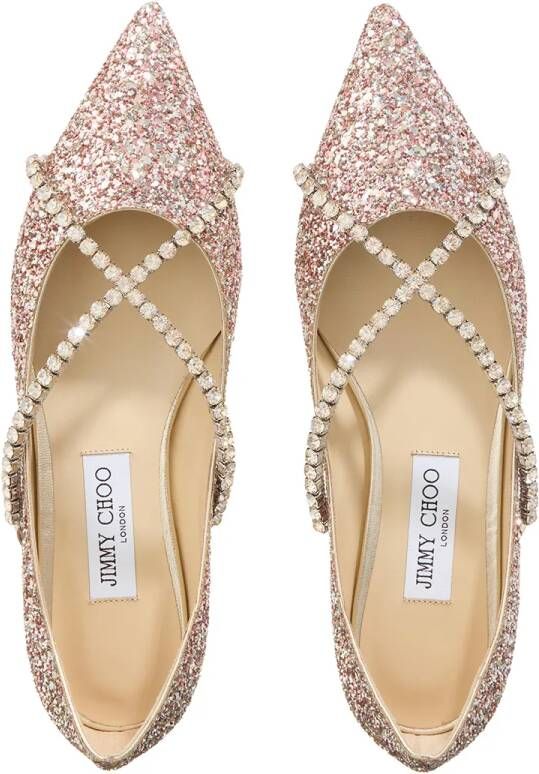 Jimmy Choo Loafers Ballerinas Woman in poeder roze