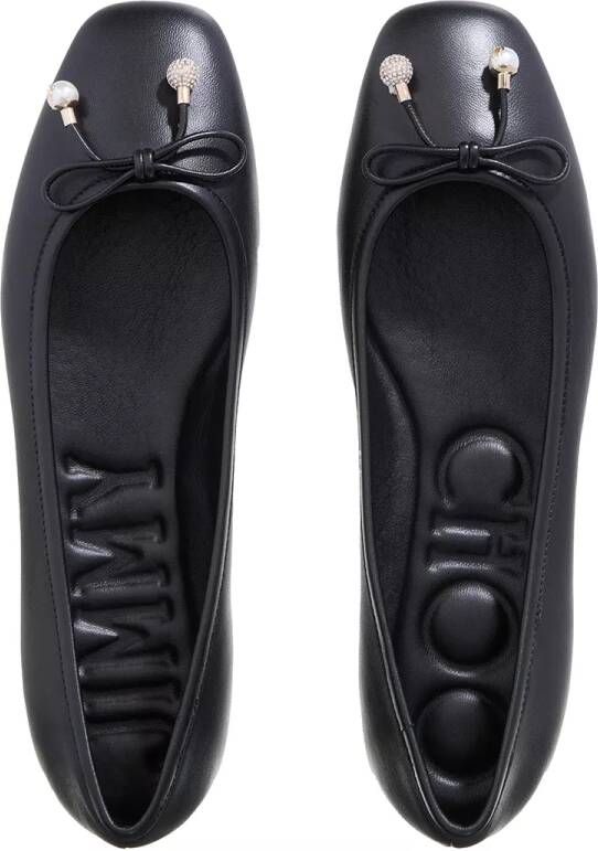 Jimmy Choo Loafers Elme Flat in zwart
