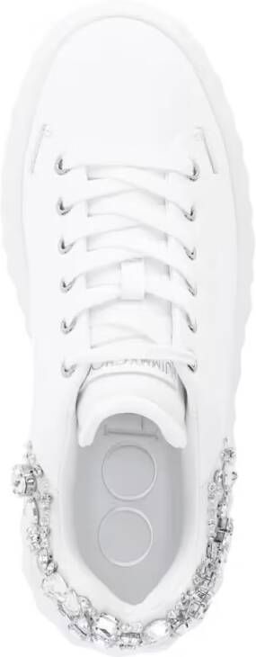 Jimmy Choo Low-Top Sneakers "Diamond Maxi F Ii" Sneakers – White in wit