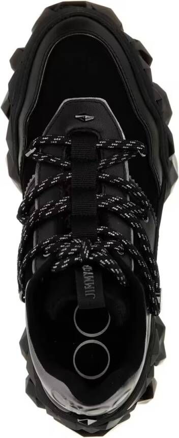 Jimmy Choo Low-Top Sneakers 'Diamond X' Sneakers in zwart