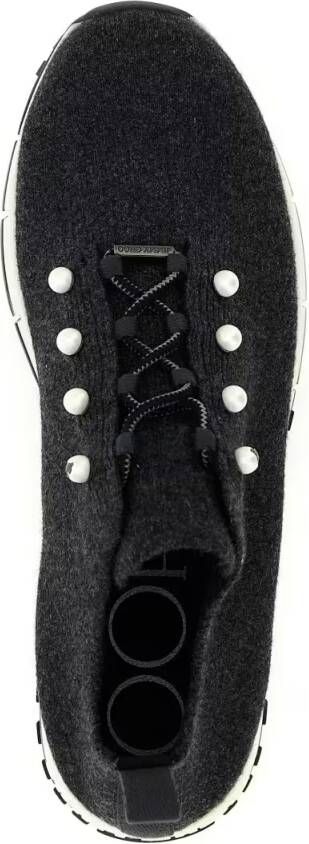 Jimmy Choo Low-Top Sneakers Veles' Sneakers in zwart