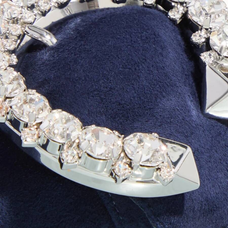 Jimmy Choo Pumps & high heels Melva Dorsay 50mm Seude Pumps in blauw