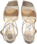 Jimmy Choo Sandalen met Glitterpoeder en Verfijnde Bandjes White Dames - Thumbnail 12