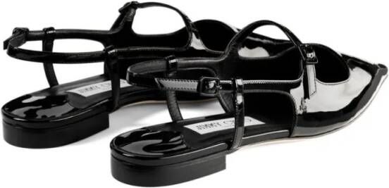 Jimmy Choo Sandalen Pointed Toe Slingback Sandals in zwart