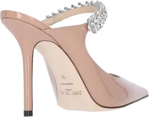 Jimmy Choo Slippers & Mules "Bing 100" Mules – Pink in roze