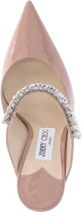 Jimmy Choo Slippers & Mules "Bing 100" Mules – Pink in roze