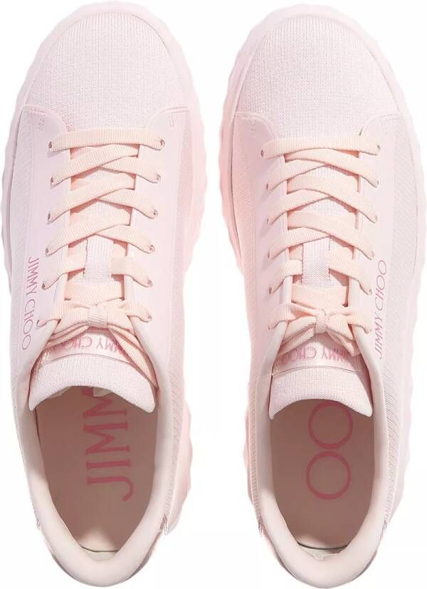 Jimmy Choo Sneakers Diamond Light Maxi Sneakers in poeder roze